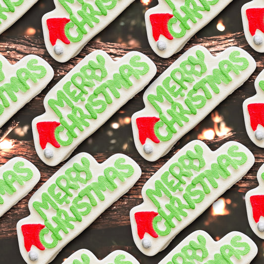 Green Merry Christmas Bath Bomb