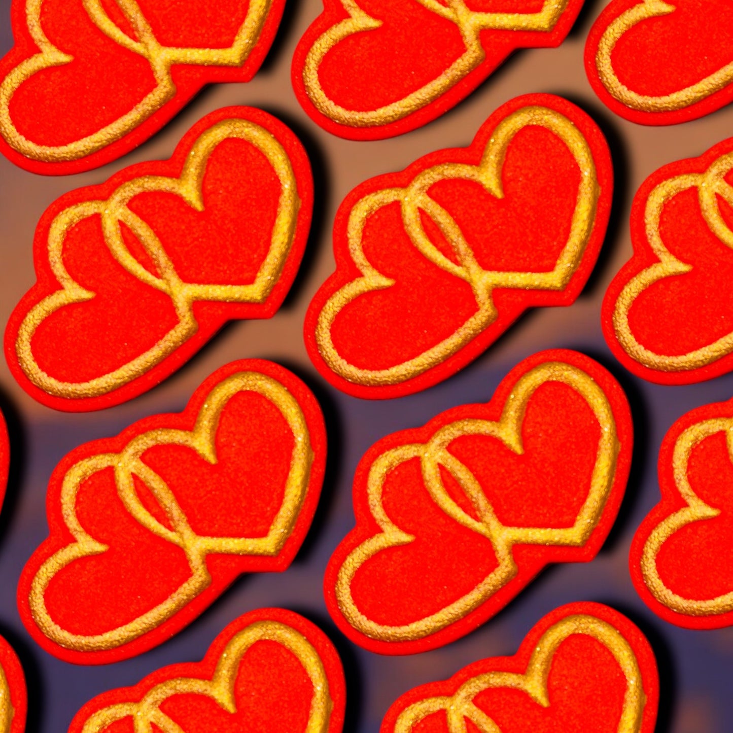 Double Heart Bath Bomb