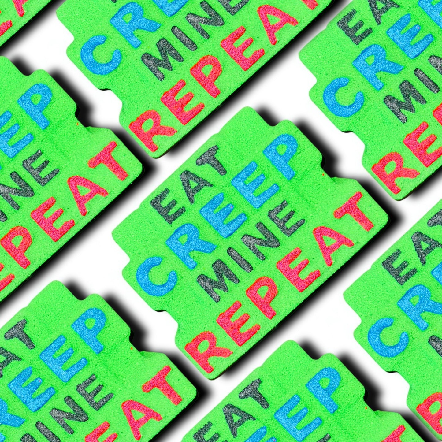 Eat, Sleep, Mine, Repeat Bath Bomb