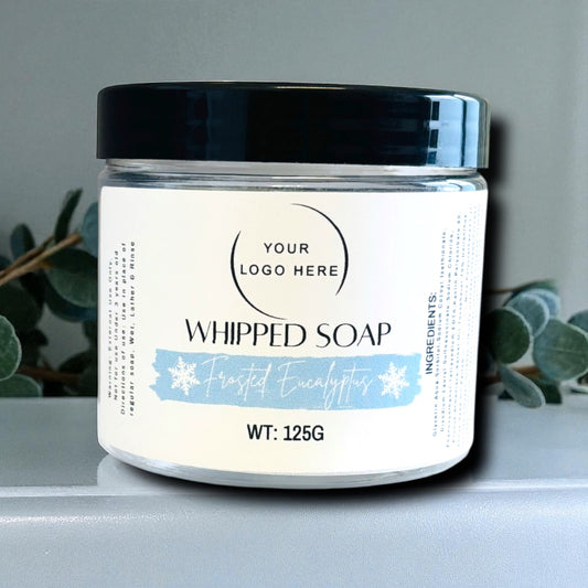 Large Frosted Eucalyptus Whipped Soap 125G