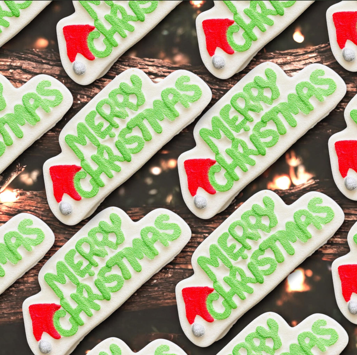 Merry Christmas Sign Bath Bomb