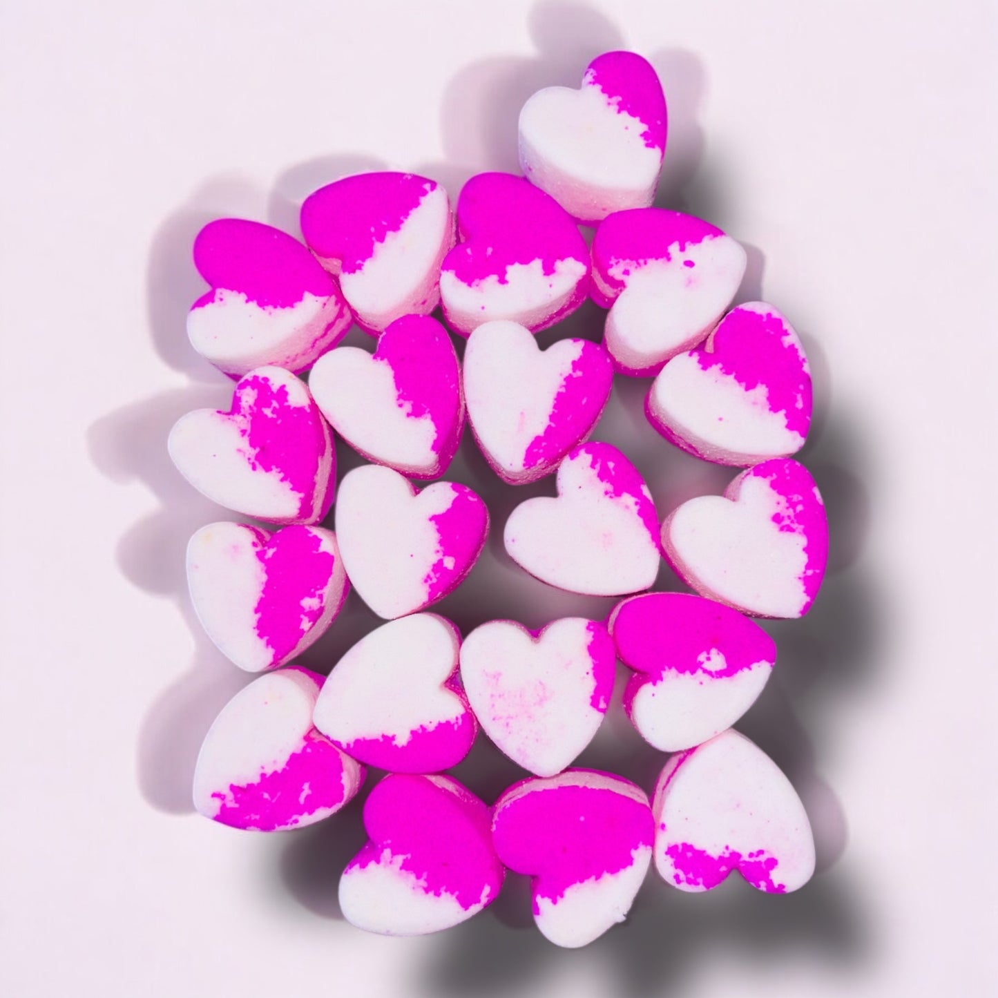 20 Mini Heart Bath Bombs - Midnight Bloom