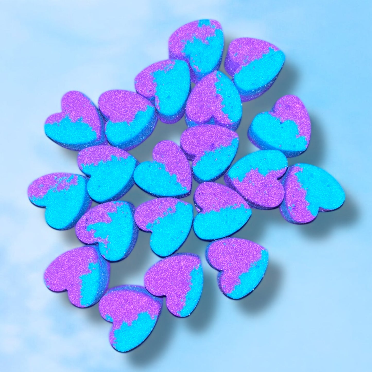 20 Mini Heart Bath Bombs - Good Girls
