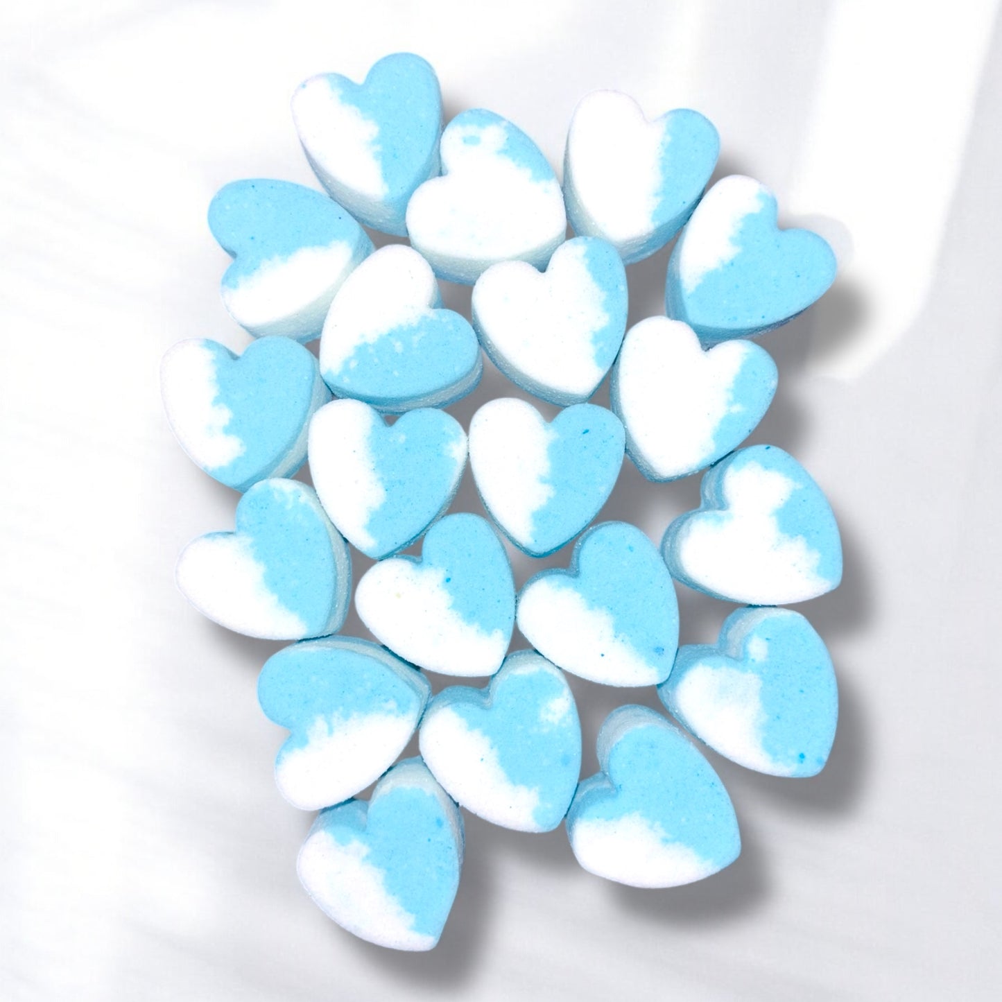 20 Mini Heart Bath Bombs - Dove
