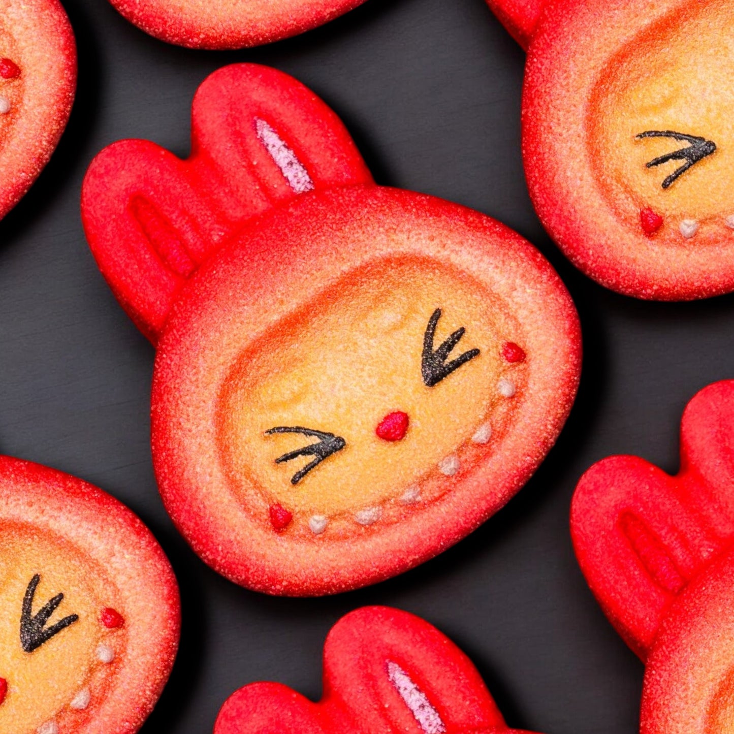 Red Eyes Closed Lab Bath Bomb