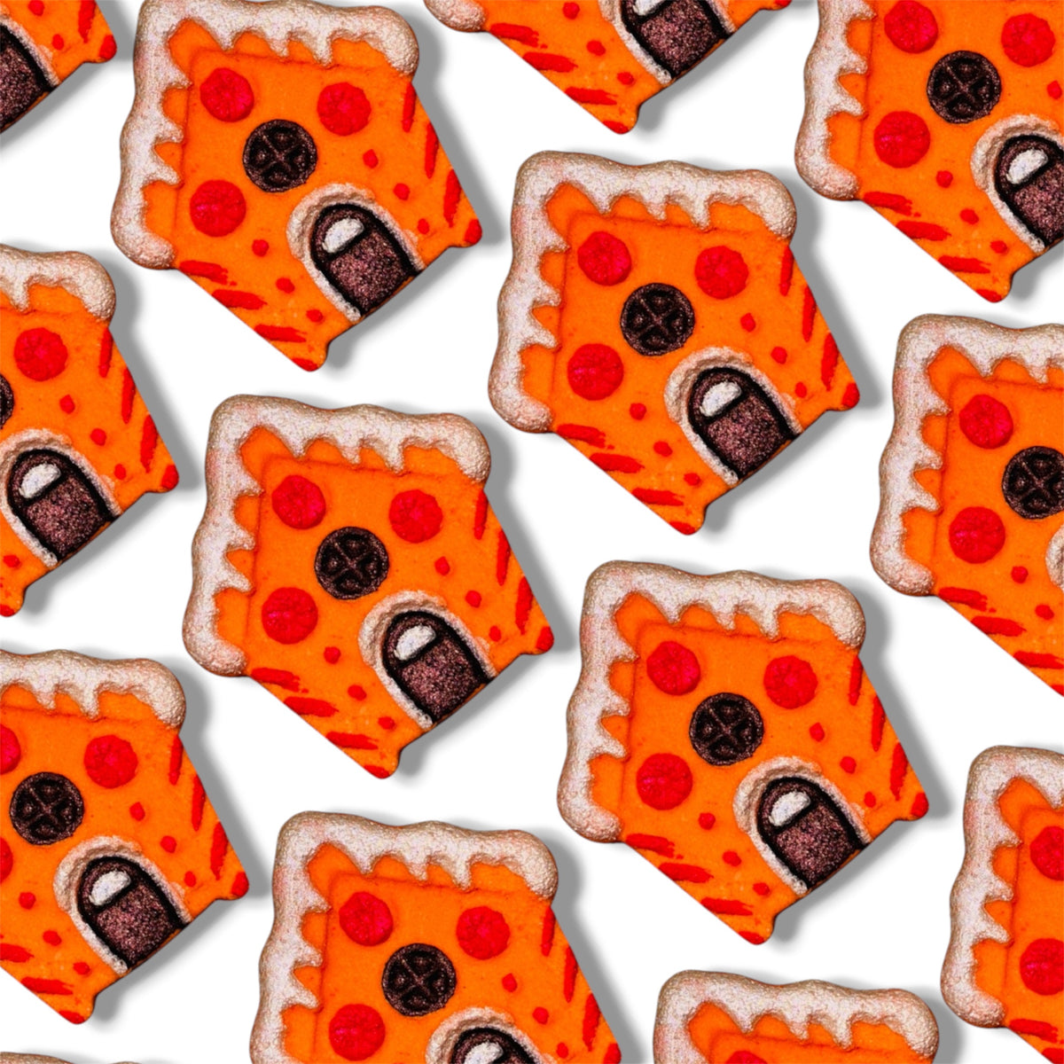 Mini Gingerbread House Bath Bomb