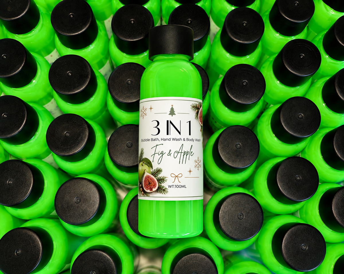 Christmas 3 in 1 Liquid Soap (Hand Wash, Body Wash, Bubble Bath)