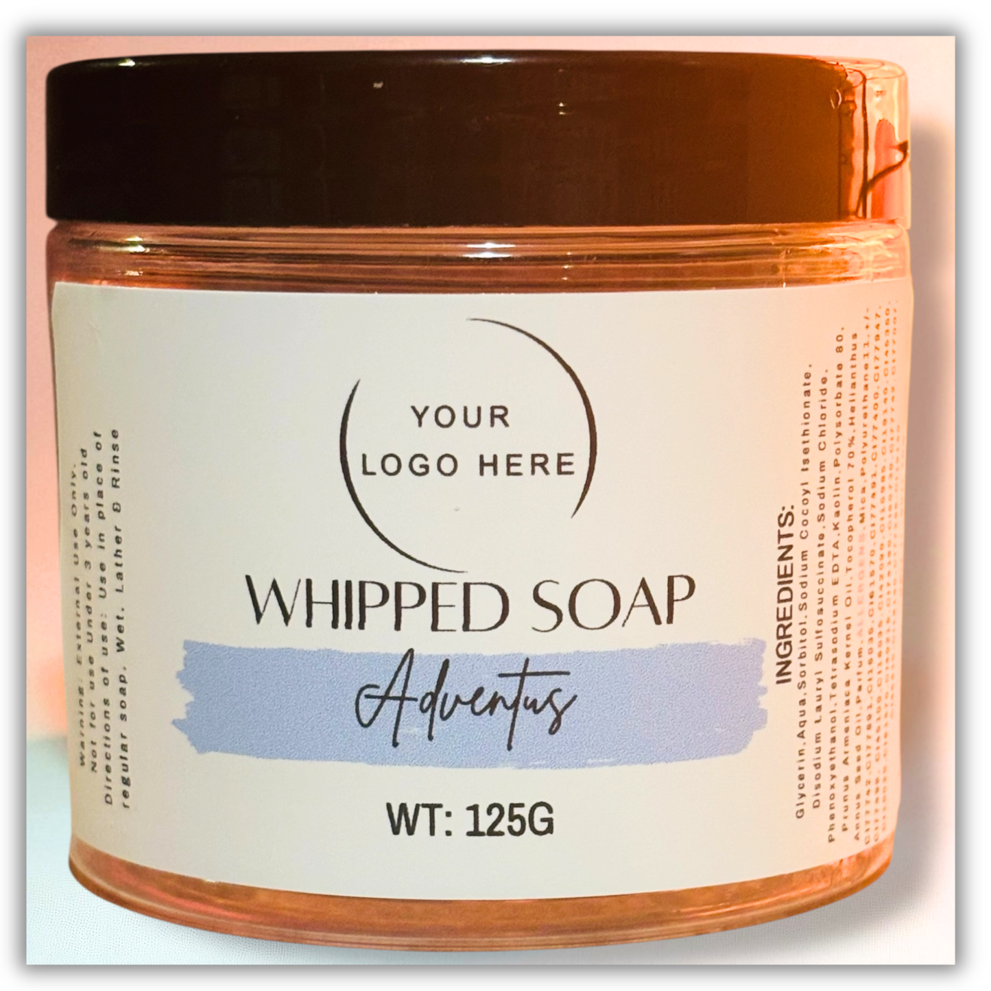 Large Adventus Whipped Soap 125G