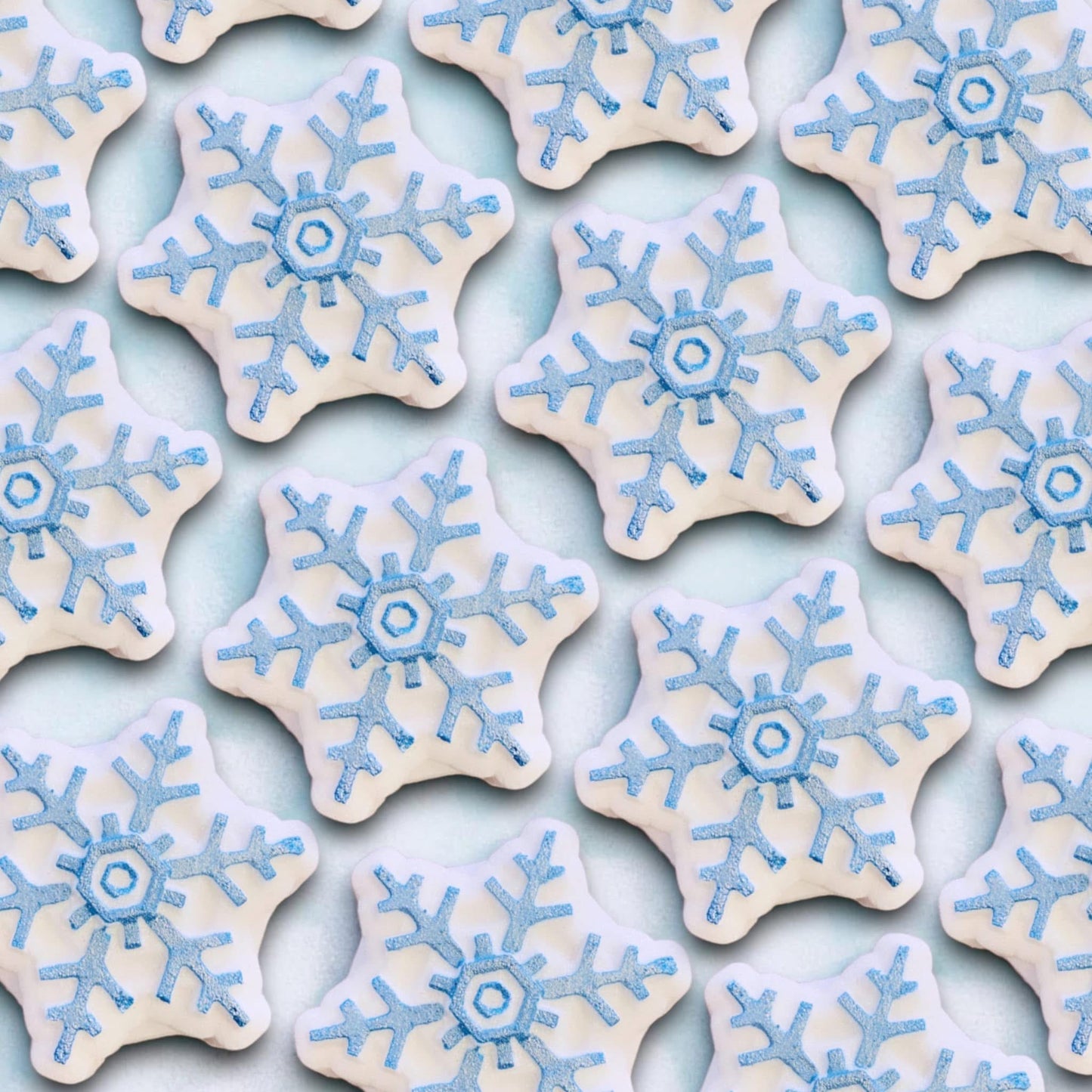 White Snowflake Bath Bomb