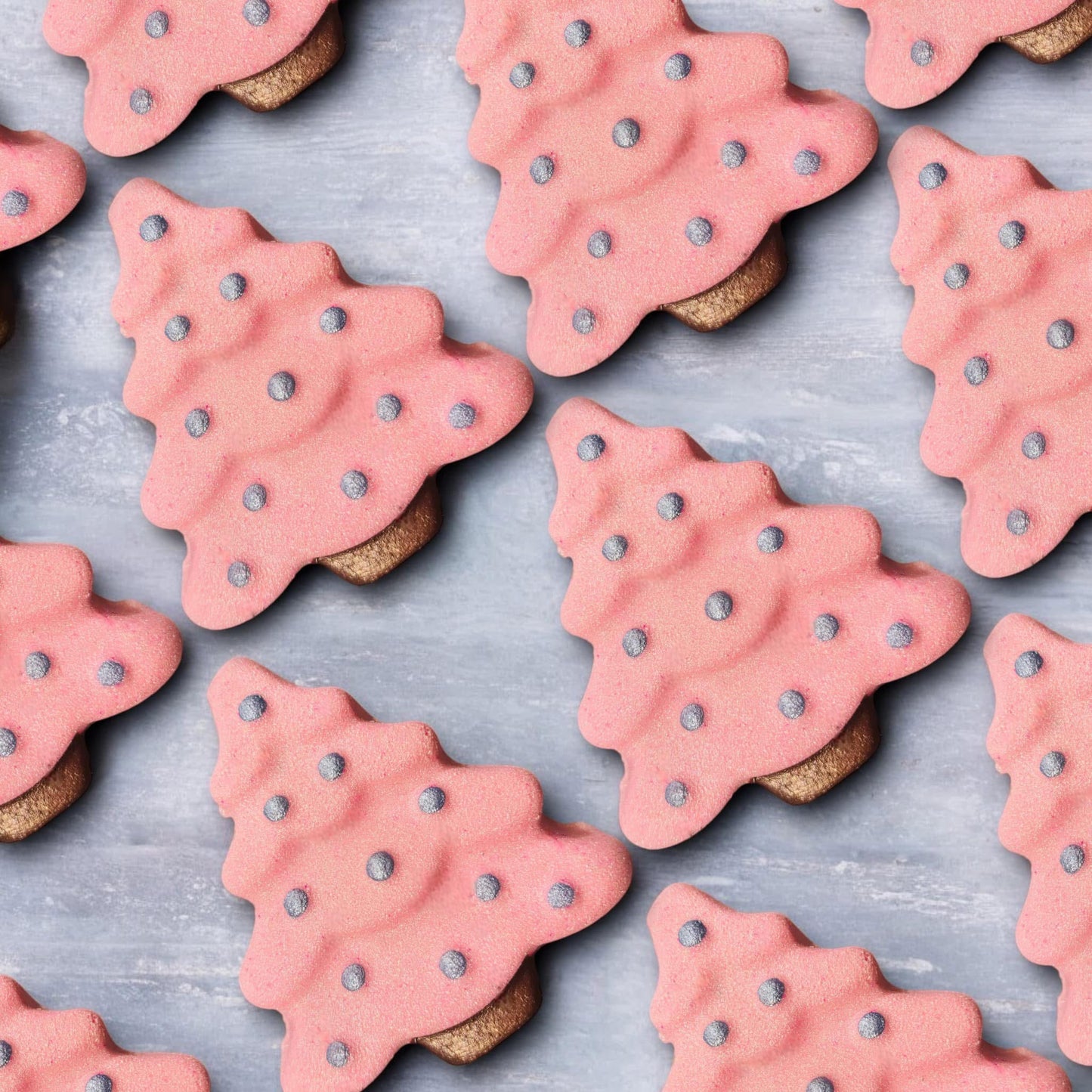 Lighter pink tree Bath Bomb