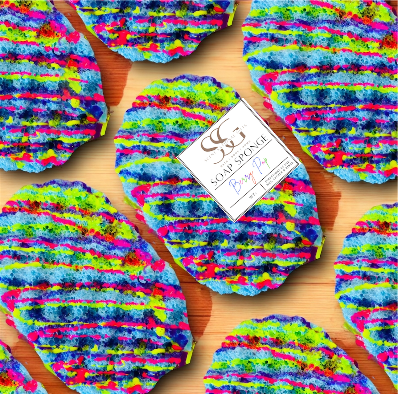 Berry Pop Soap Sponge