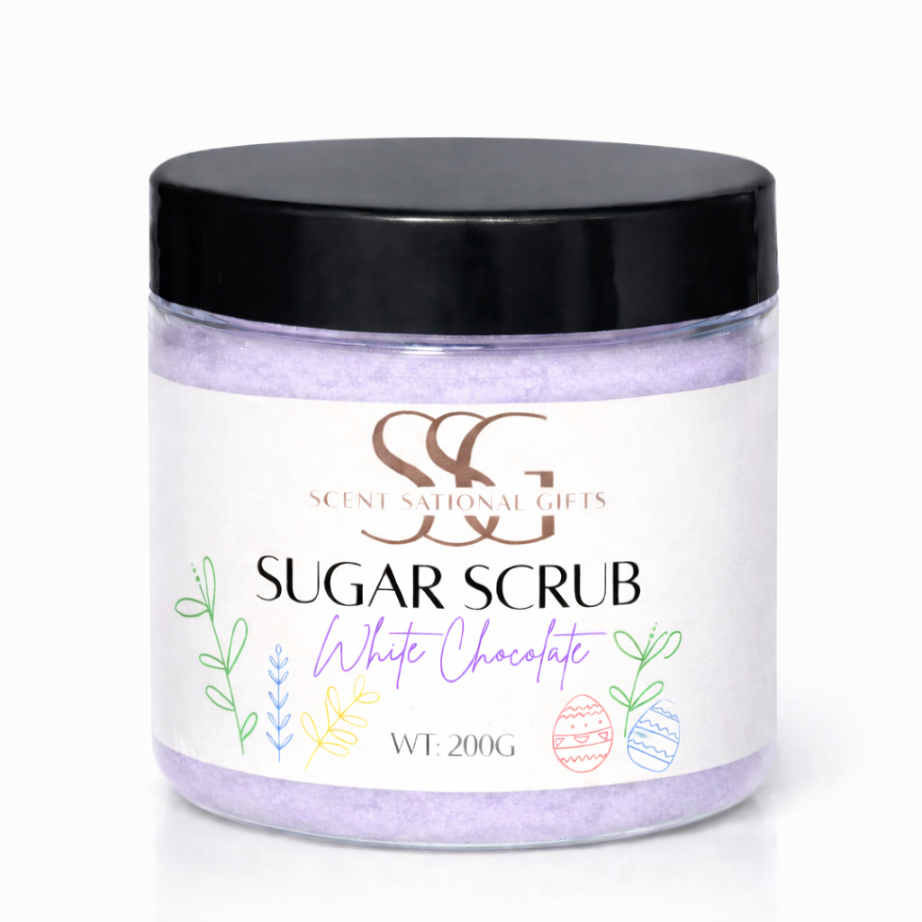 LARGE (200g) SUGAR SCRUB - WHITE CHOCOLATE