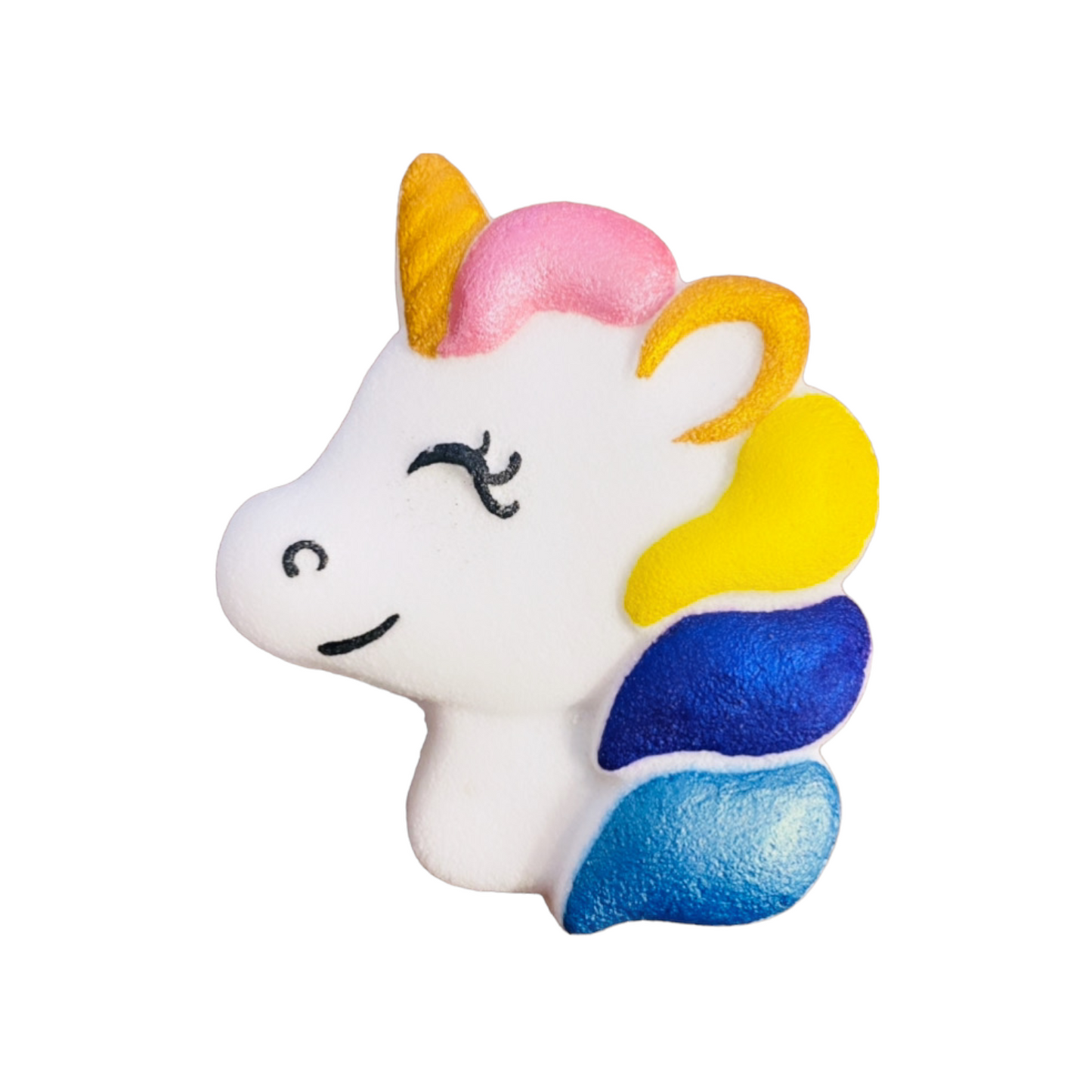 Rainbow Unicorn Head Bath Bomb