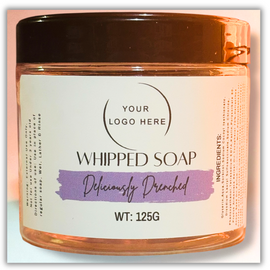 Large Deliciously Drenched Whipped Soap 125G