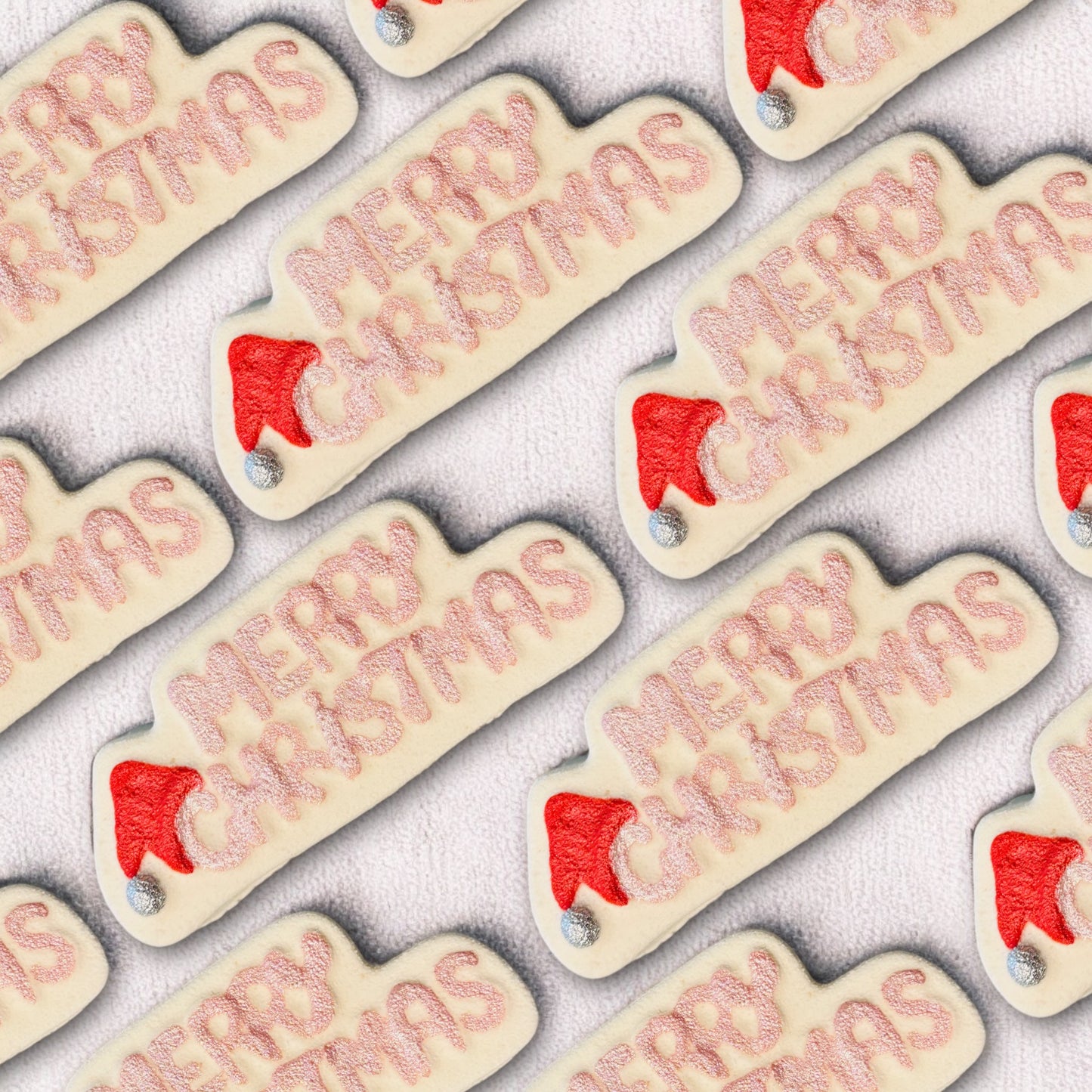 Pink Merry Christmas Bath Bomb