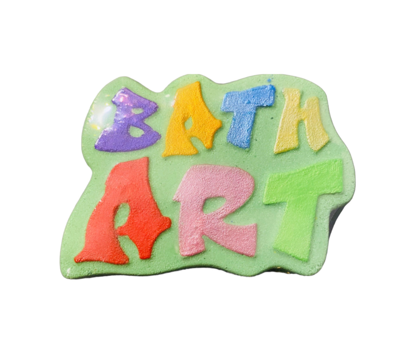 Rainbow Bath Art Bath Bomb