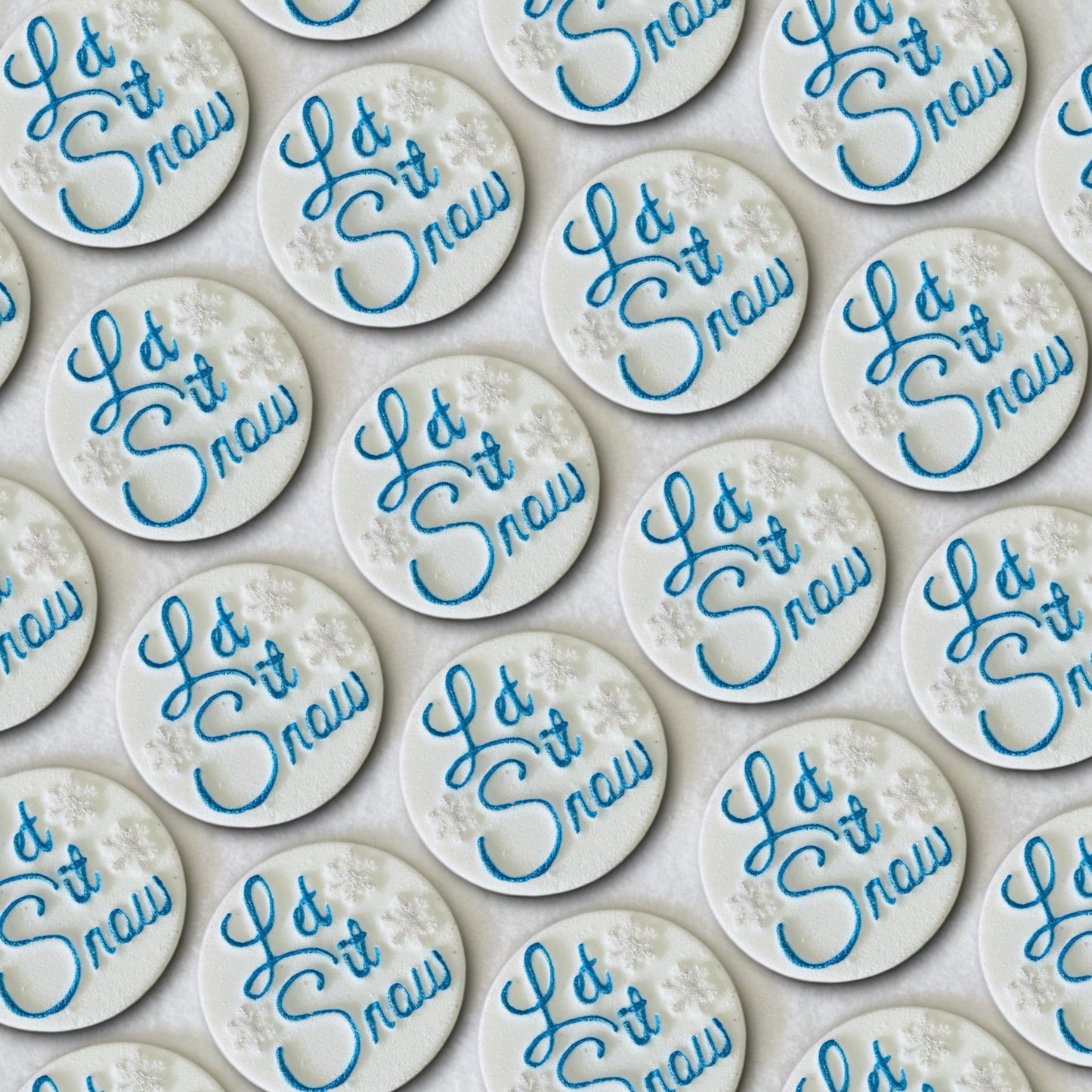 Small Let it snow Bath Bomb