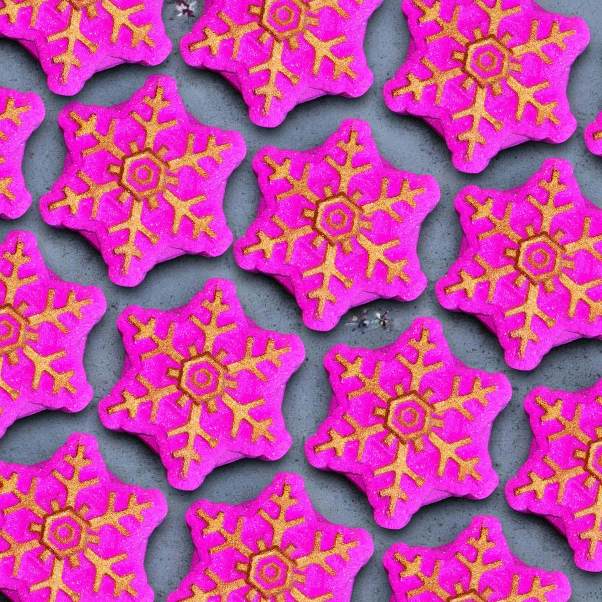 Pink Snowflake Bath Bomb