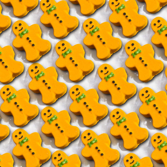 Mini Gingerbread Man Bath Bomb