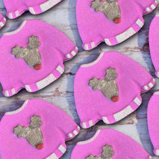 Large Pink Jumper Bath Bomb