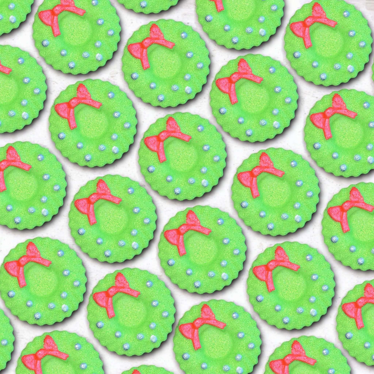 Small Mistletoe Wreath Bath Bomb