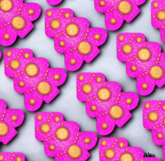 Pink Christmas Tree Bath Bomb