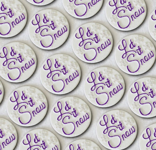 Small Let It Snow Bath Bomb