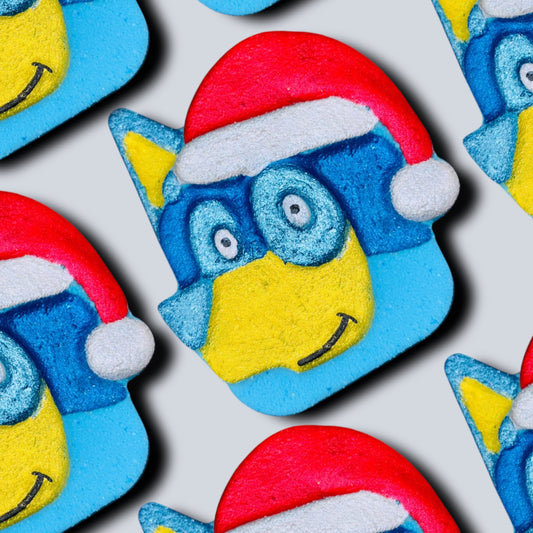 Christmas Blue Bath Bomb