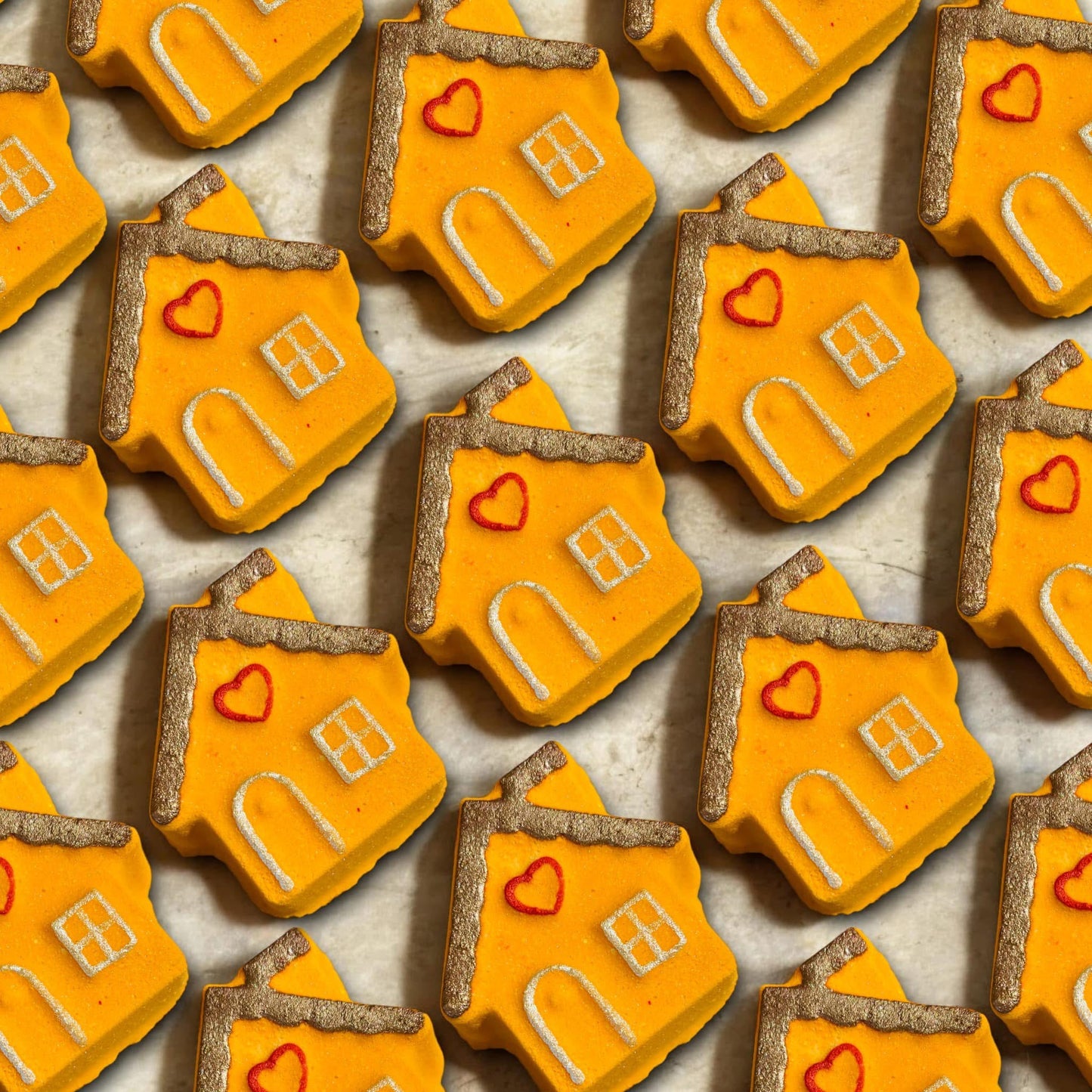 Small Gingerbread House Bath Bomb