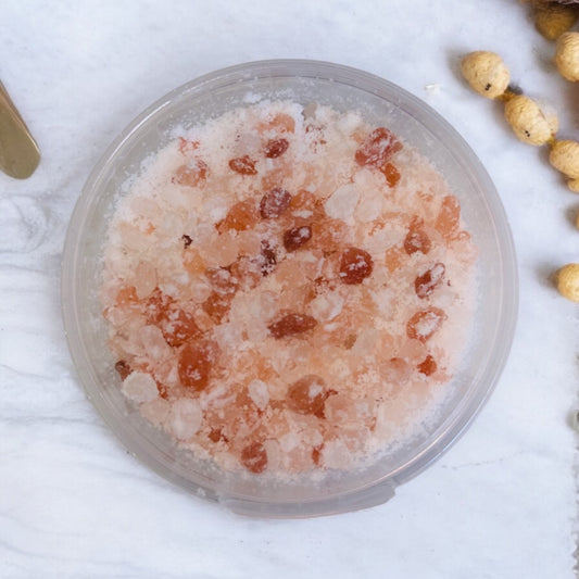 Foaming Bath Salt Pot - Frosted Eucalyptus