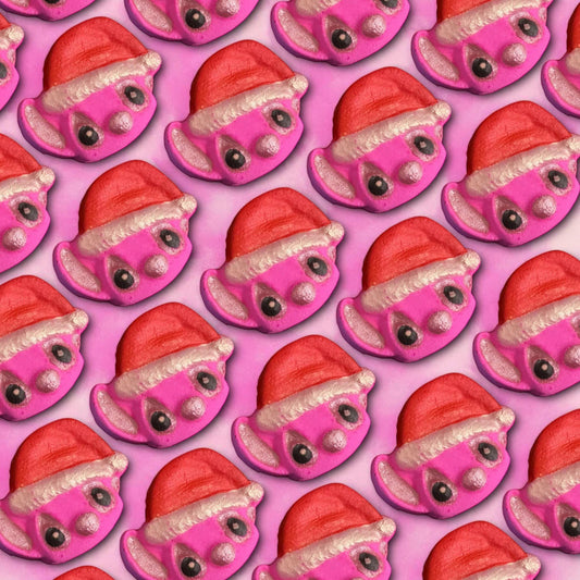 Mini Pink Alien Bath Bomb