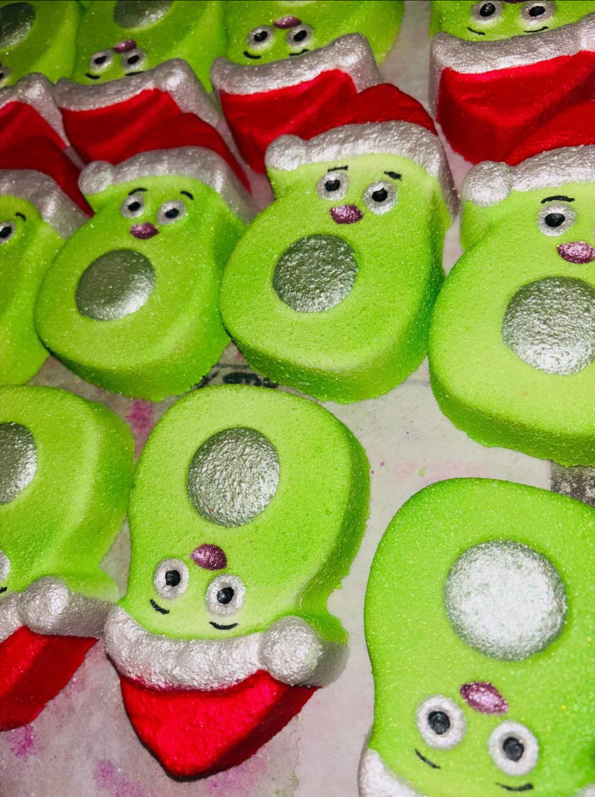 Christmas Avocado Bath Bomb