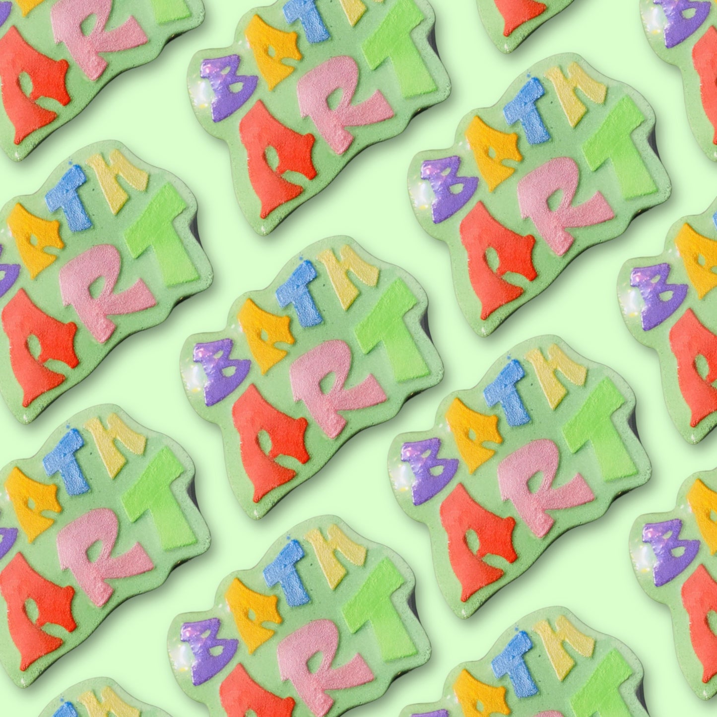 Rainbow Bath Art Bath Bomb