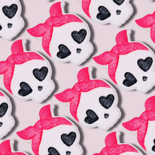 Small Pink Skull Bath Bomb