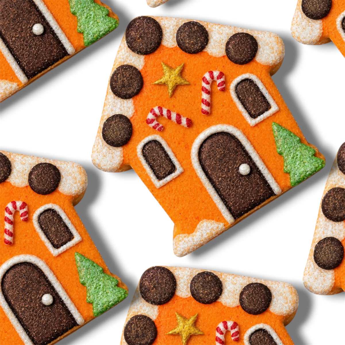 Gingerbread House Bath Bomb