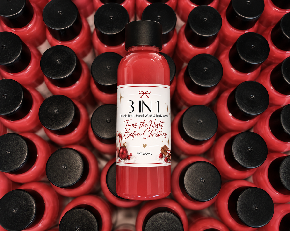 Christmas 3 in 1 Liquid Soap (Hand Wash, Body Wash, Bubble Bath)