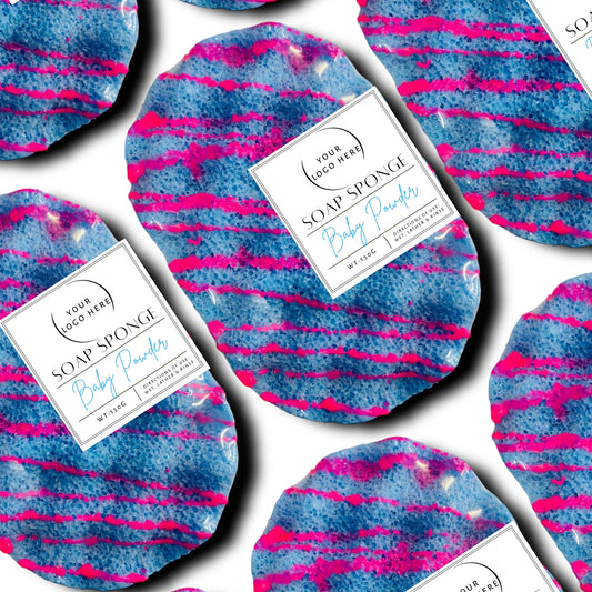Baby Powder Soap Sponge