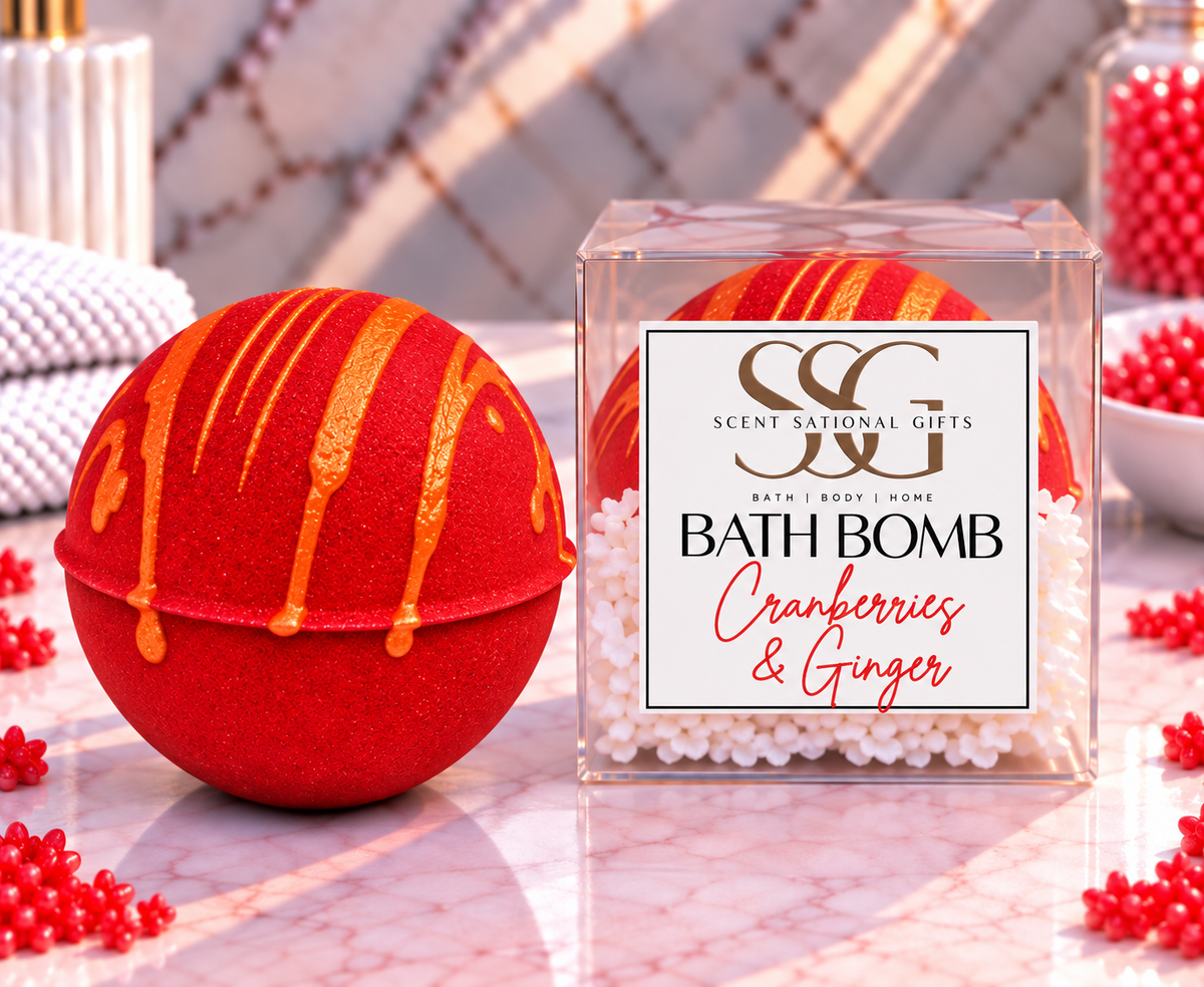 Cranberries & Ginger Classic Bath Bomb