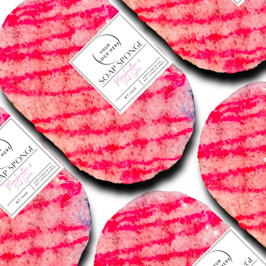 Marshmallow & Pink Lychee Soap Sponge