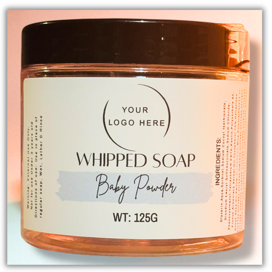 Large Baby Powder Whipped Soap 125G
