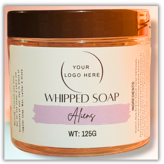 Large Aliens Whipped Soap 125G