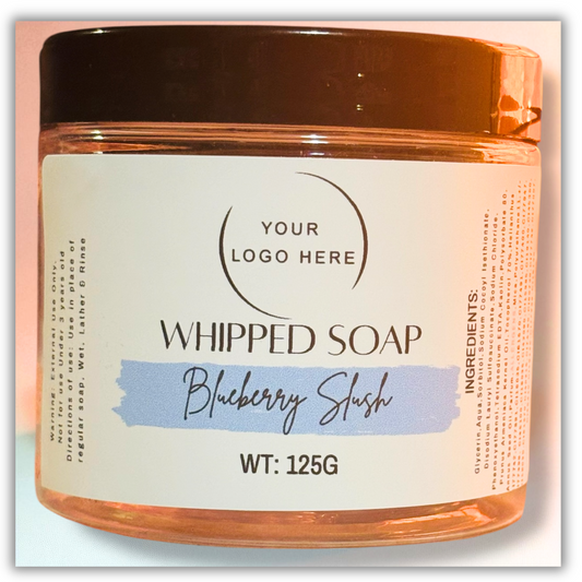 Large Blueberry Slush Whipped Soap 125G