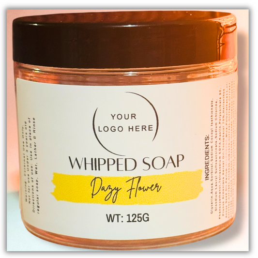 Large Dazy Flower Whipped Soap 125G