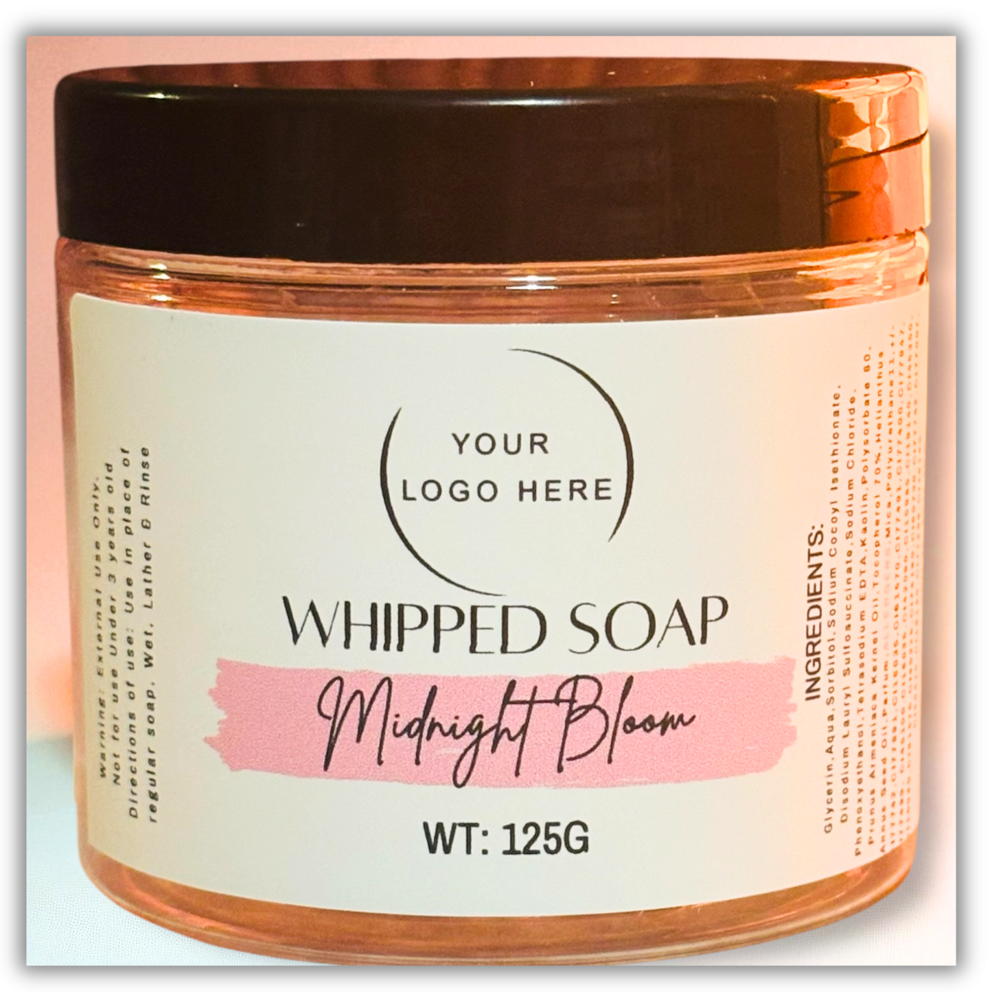 Large Midnight Bloom Whipped Soap 125G