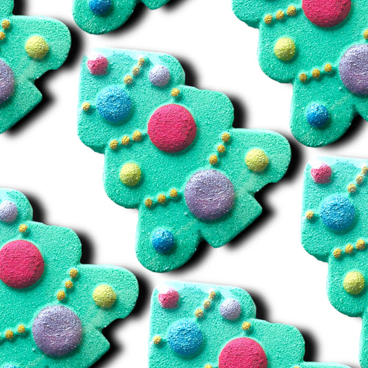Green Christmas Tree Bath Bomb