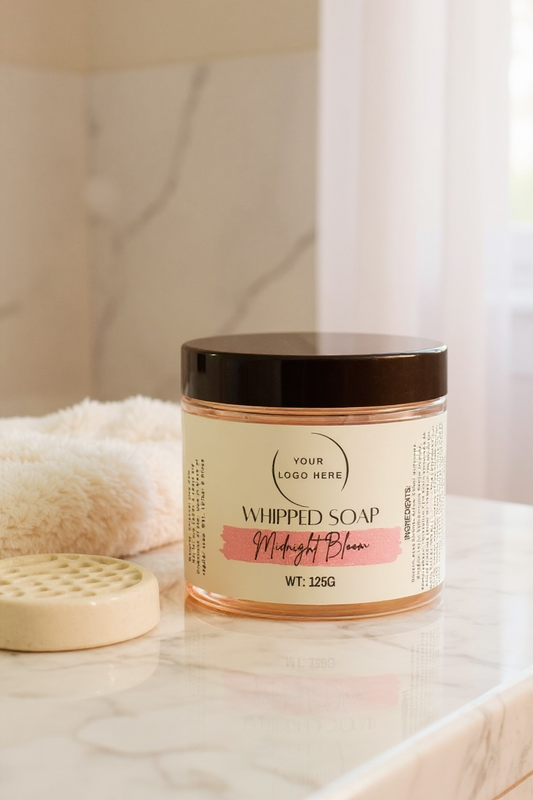 Large Midnight Bloom Whipped Soap 125G