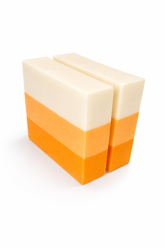 Marshmallow & White Peach Soap Slice