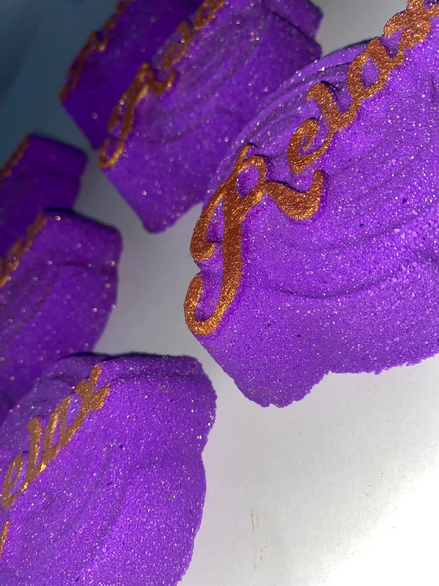 Large Purple Relax Bath Bomb